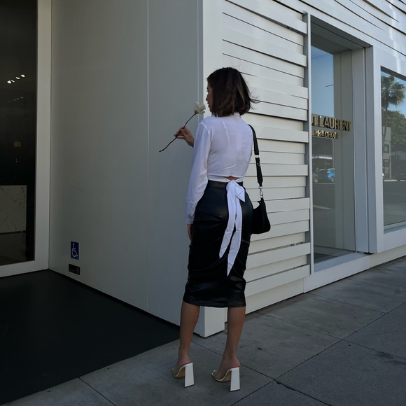 Zipper Front Skirt - Picture 7 of 8